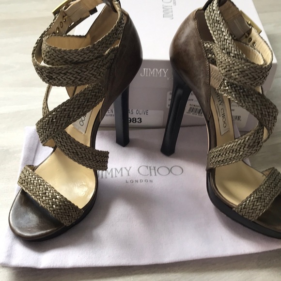 Jimmy Choo Shoes - Jimmy Choo Seattle sandal 36.5M olive green